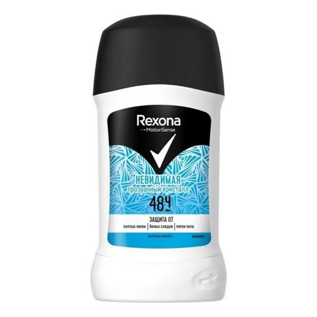 REXONA дез-stick 40ml (ж) НЕВИДИМАЯ ПРОЗРАЧНЫЙ КРИСТАЛЛ 6598
