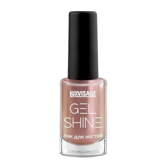 LUXVISAGE Лак GEL SHINE т.104 Бежевый с розовым перламутром