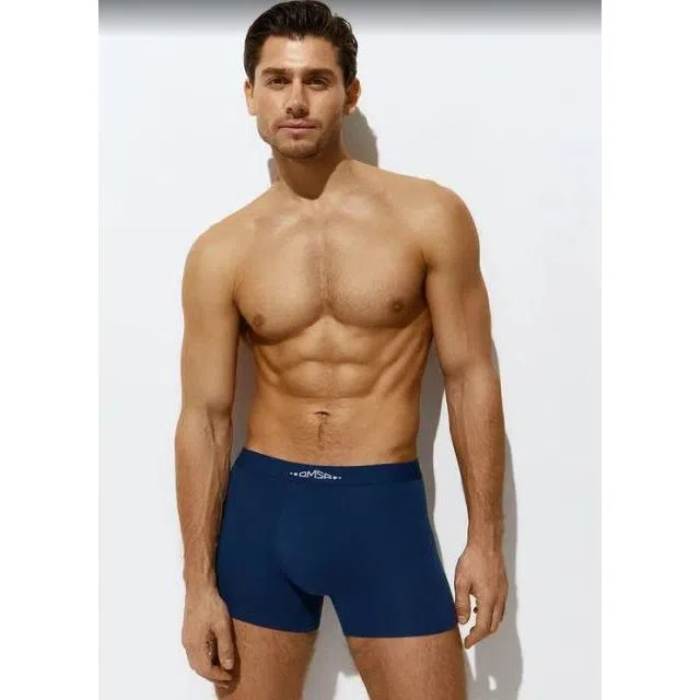 Omsa боксеры с откр.рез OmB1234-1 COTTON, 52 (2XL)  Blu (синий)