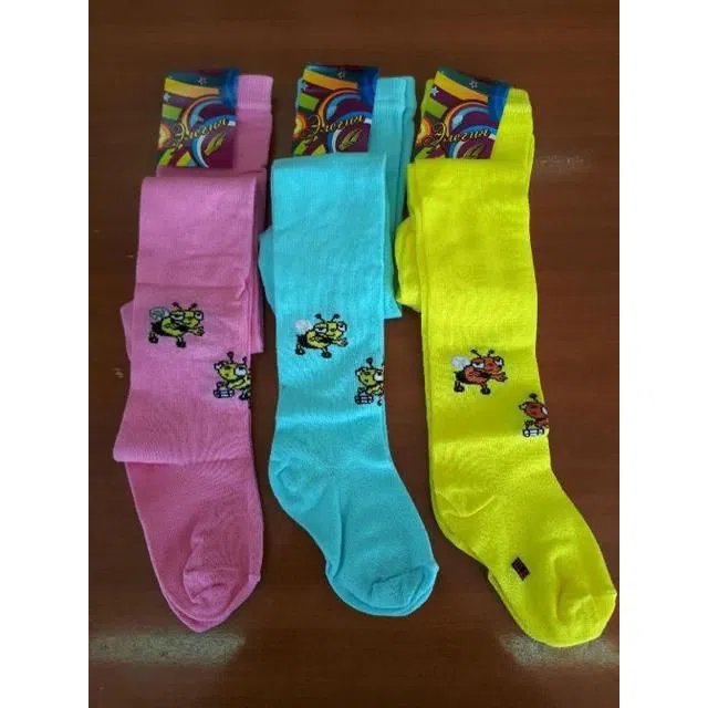 ЭЛЕГИЯ Колготки дет. ПС 411 р. 92-98 (14-15) "Пчелки" Роза/Коралл