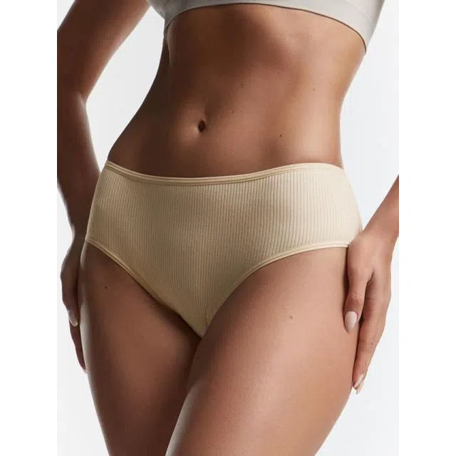MINIMI MFR222 Трусы жен Ribana Slip Midi 48 (L), Vaniglia (молочный)