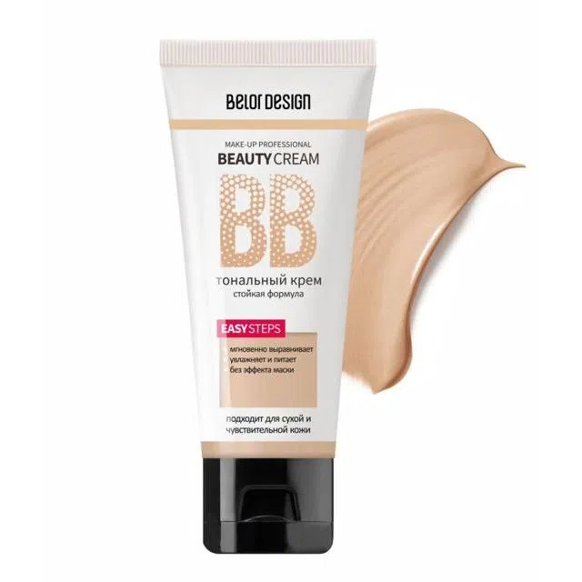BelorDesign Крем тональный BB beauty cream т.103 карамельный беж