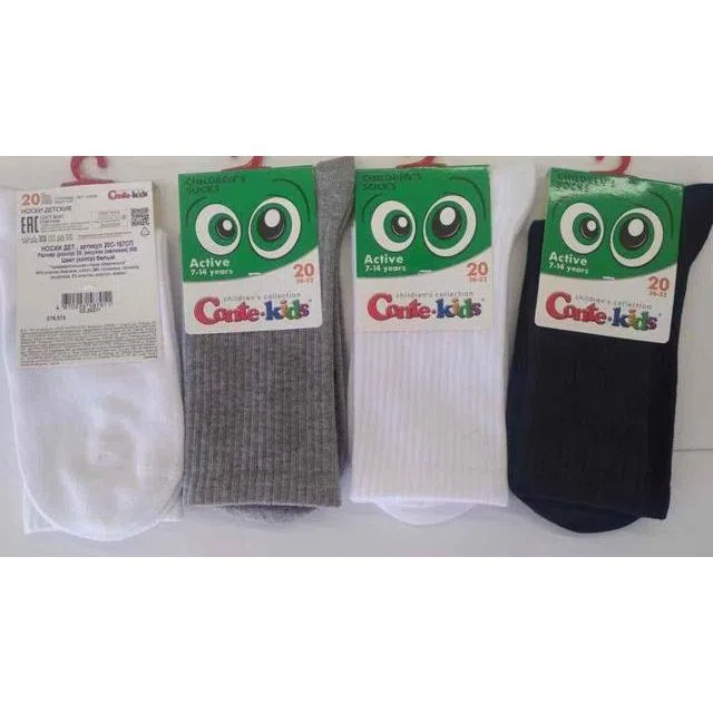 CONTE-kids Носки  ACTIVE (высокие) (20С-167СП) р.18, 000 черный