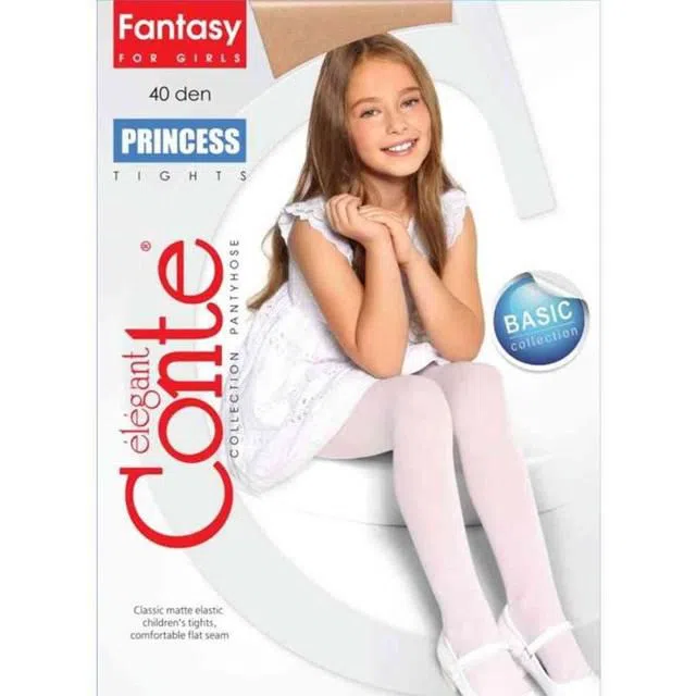 CONTE-kids Колготки Школьные PRINCESS 40 р.104-110 beige