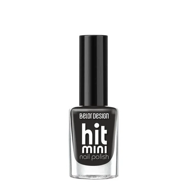 BelorDesign Лак д/ногтей Mini HIT (6мл) т.038 черный