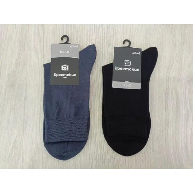БЧК Носки муж. 2224 BASIC, р.27, 000 Т.СЕРЫЙ / МАРКА