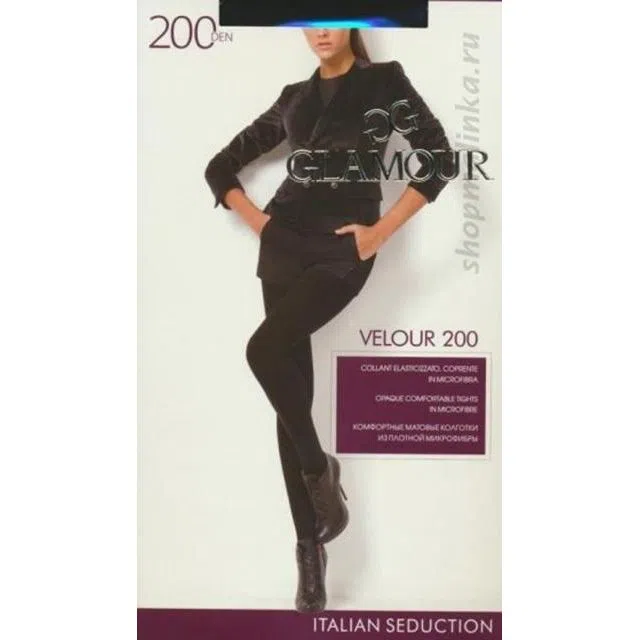 GLAMOUR VELOUR 200 (микрофибра) р.2 Nero *** / МАРКА