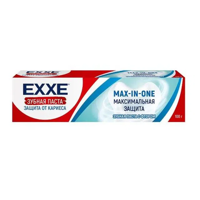 EXXE Паста Зубная 100мл MAX-IN-ONE Максимальная защита пл.туба в/ф /1201/