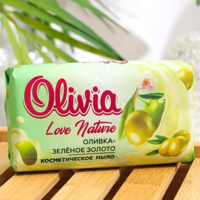 ALVIERO Мыло туалет. Olivia Love Nature & Fruttis 140 гр Оливка Зелёное золото